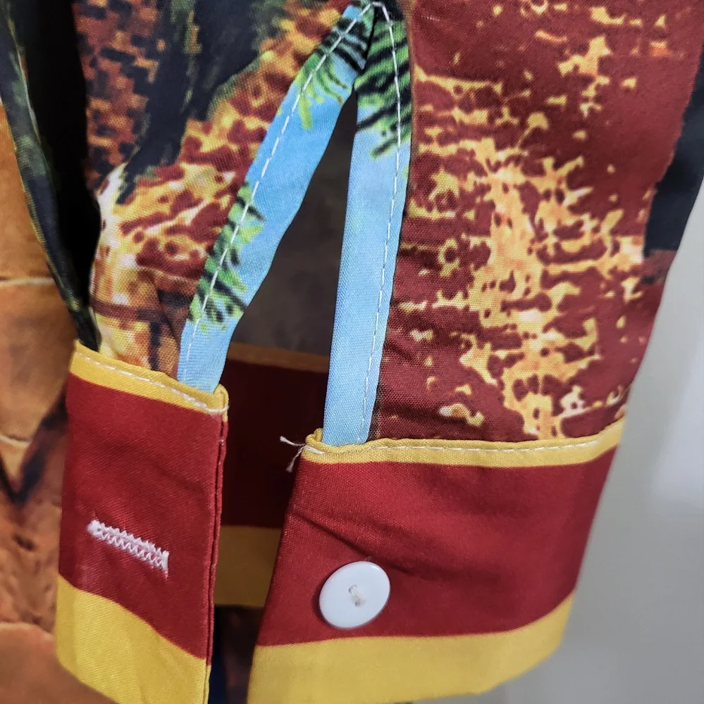 Floral Art Print Dress - Picture 6 of 9